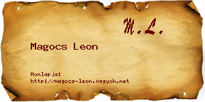 Magocs Leon névjegykártya